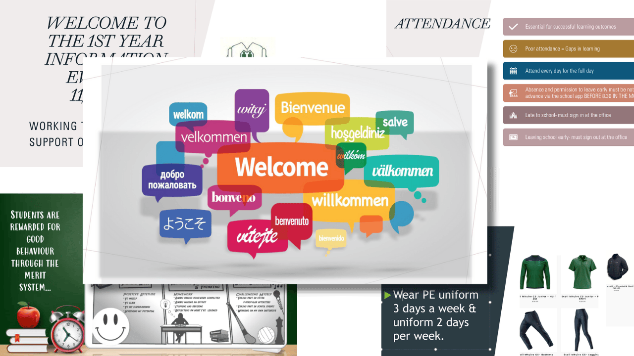 1st Year Information Evening