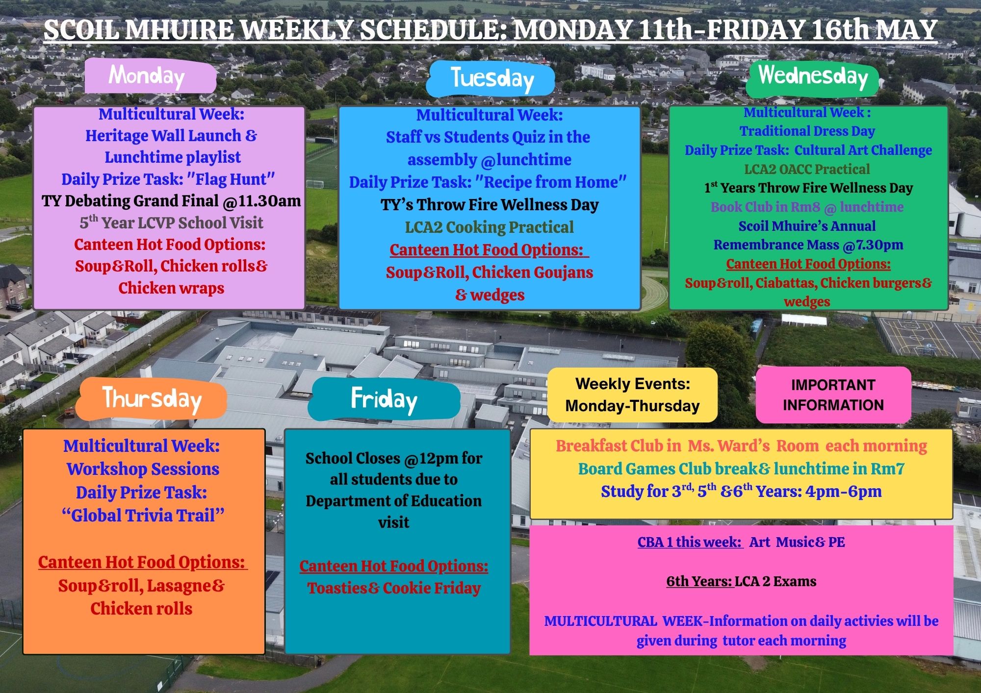 Weekly Schedule