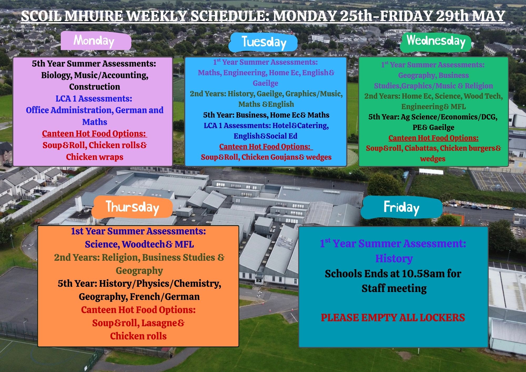 Weekly Schedule