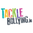 The image features the text TACKLE BULLYING.ie with TACKLE written in colourful, bold letters and BULLYING.ie in black, distressed font on a light background.